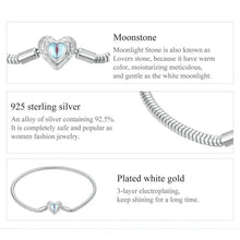 Guardian Angel Wings Heart Rainbow Moonstone Bracelet