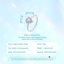 Agate Solitaire Ring