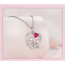 Mother Baby Heart Necklace