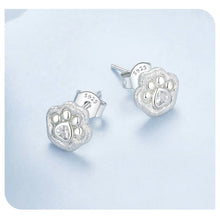 Pet Paw Stud Earrings