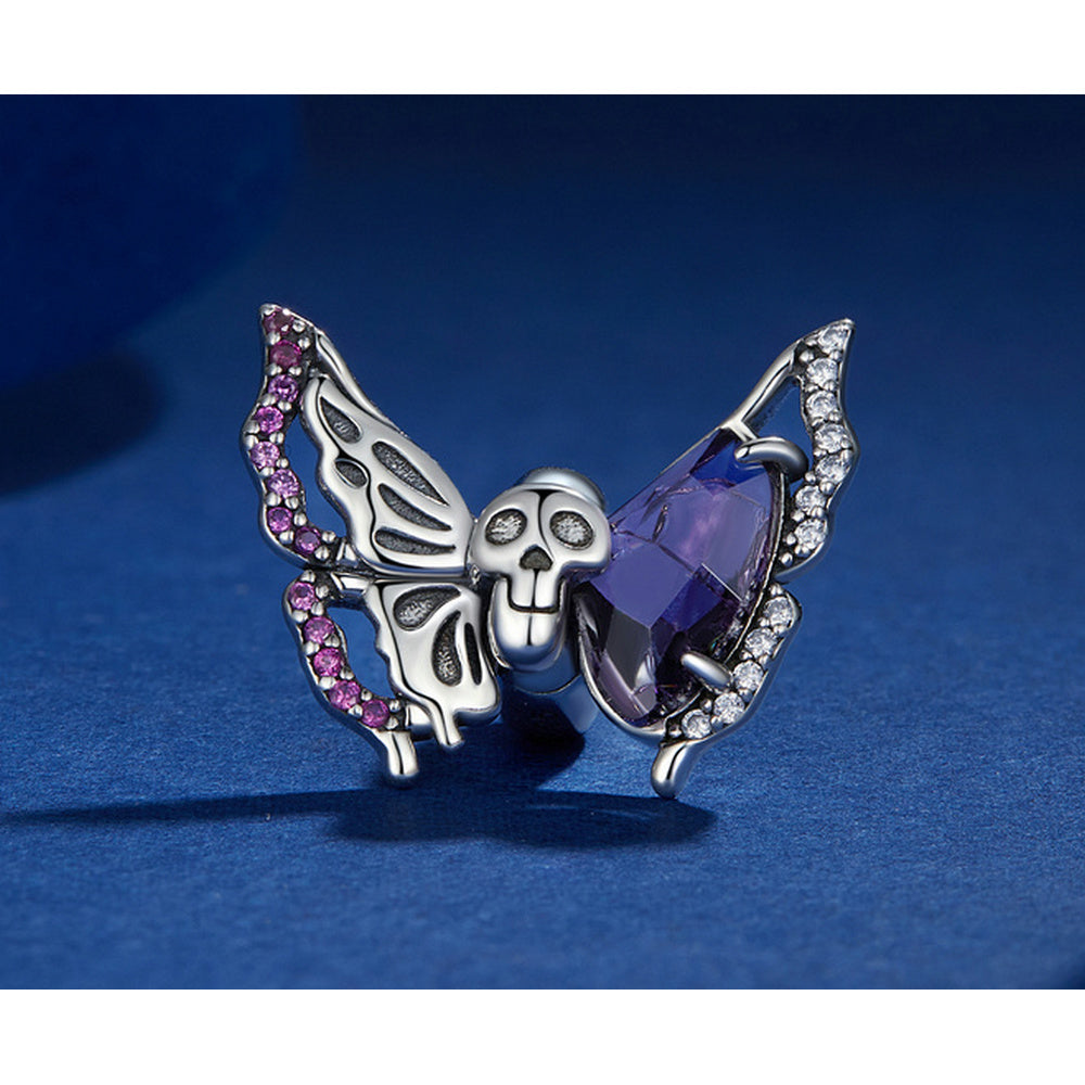 Skeleton Butterfly Charm