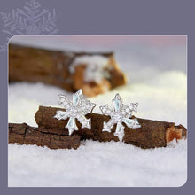 Ice Flower Stud Earrings