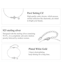 Cross Style Zircon Chain Bracelet