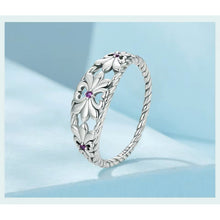 Retro Iris Flower Ring