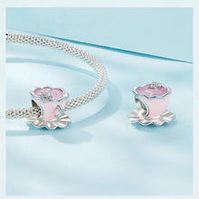 Flower Tea Cup Charm