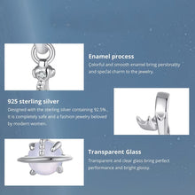 Blue Planet Spacer Bead