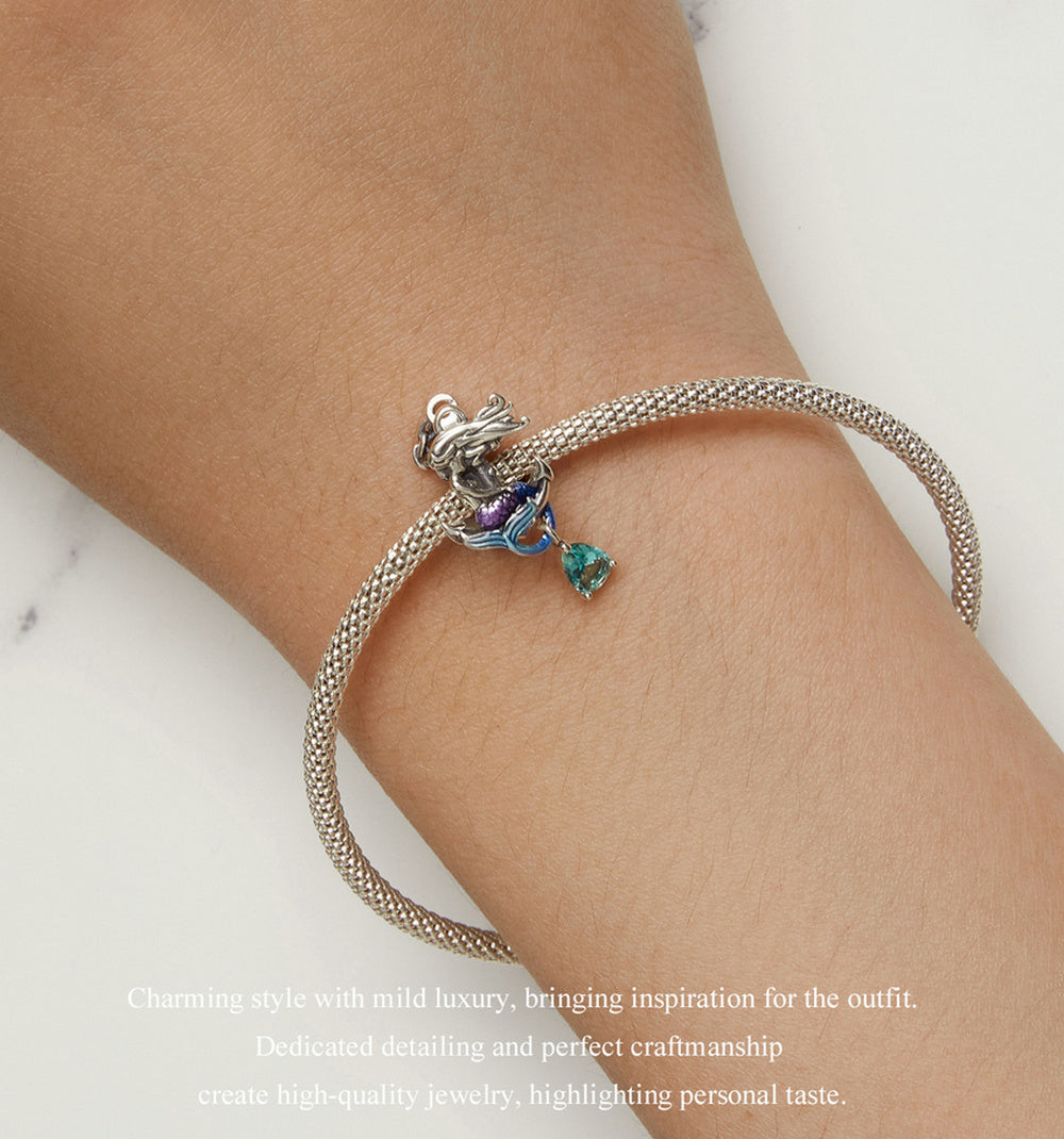 Mermaid Anchor Charm