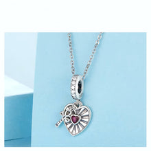 Heart Cross Pendant Charm