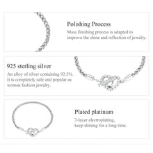 Love Heart Snake Chain Bracelet