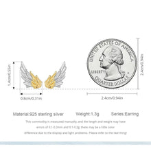 Angel Wing Stud Earrings