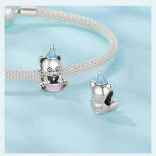 Birthday Cake Bear Charm