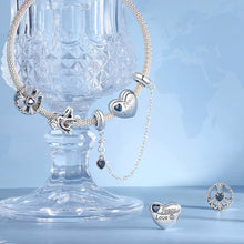 Heart-Shaped Peace and Love Charm