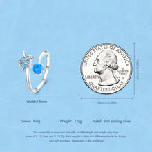 Blue Turtle Open Ring