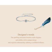 Moissanite Omega Bracelet