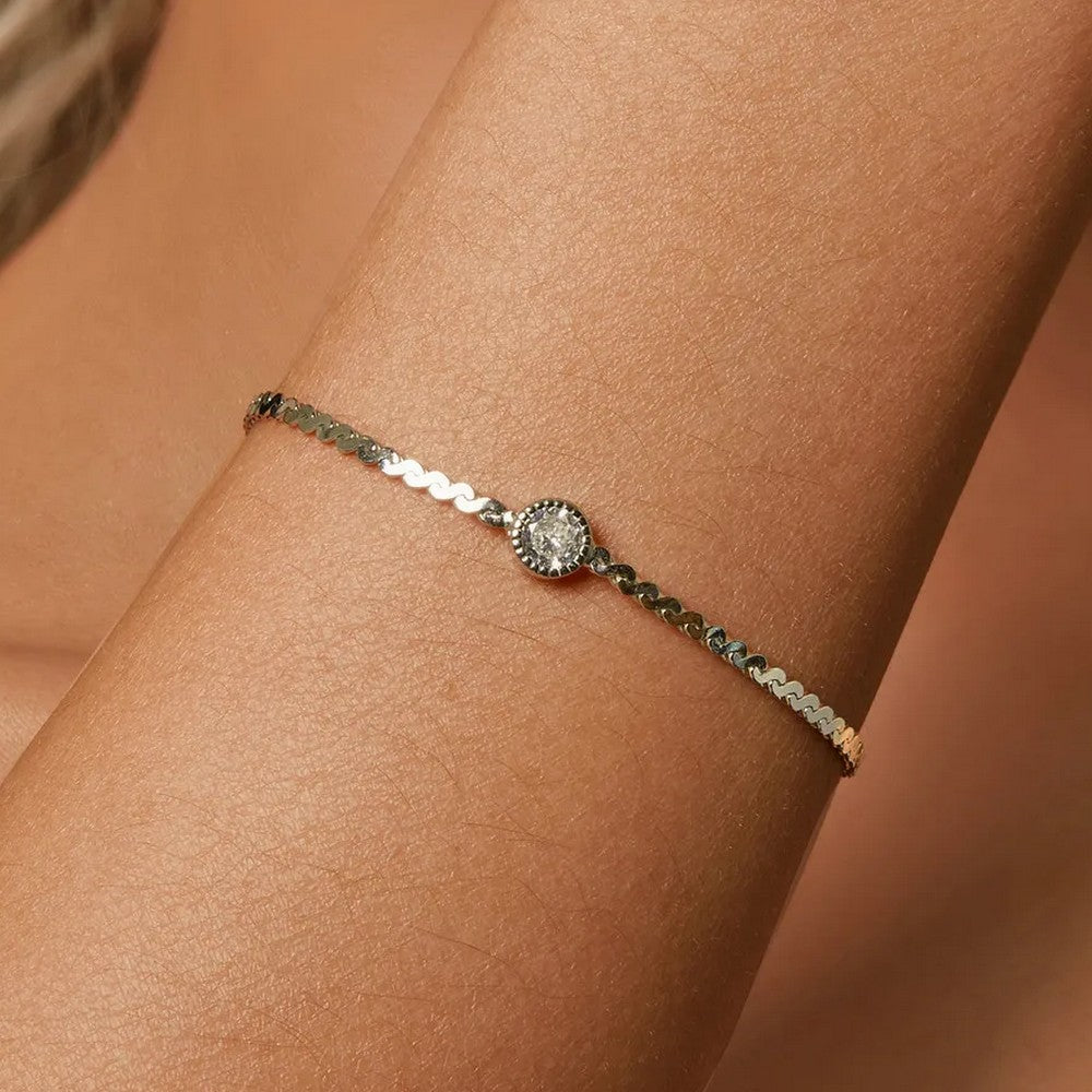 Moissanite Omega Bracelet