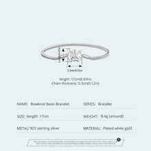 Bowknot Basic Bangle Bracelet