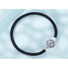 Skull Black Rope Bracelet