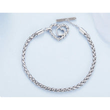 Love Heart Snake Chain Bracelet