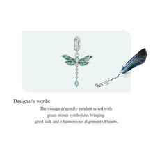Green Dragonfly Pendant