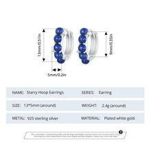 Starry Hoop Earrings