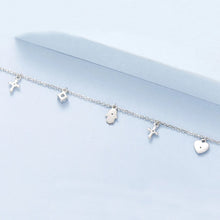 Hamsa Hand of Fatima Cross Charm Bracelet