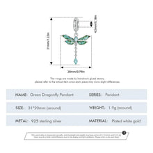 Green Dragonfly Pendant