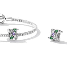 Artistic Purple Zircon Spacer Charm