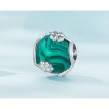 Four Leaf Clover Malachite Bead