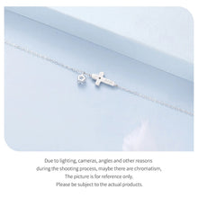 Cross Style Zircon Chain Bracelet