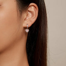 Pink Heart Earrings