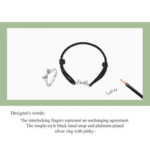 Black Pinky Swear Bracelet