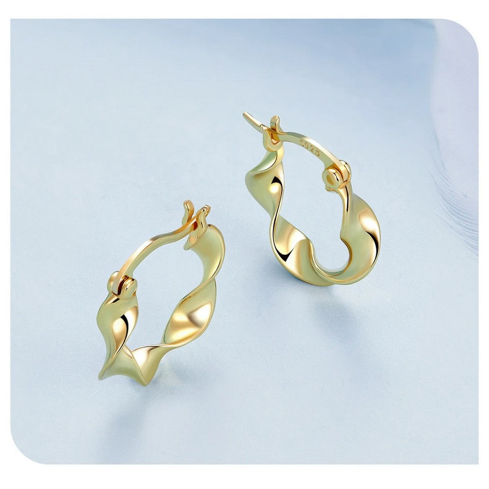 Twist Hoop Earrings