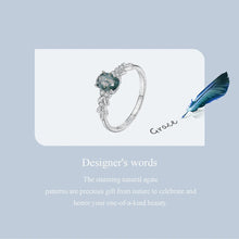 Sea Grass Agate Ring