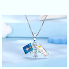 Traveling Airplane Charm