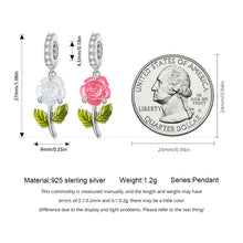 Rose Hanging Bead Charms