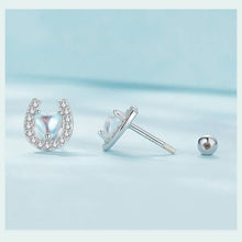 Lucky Horseshoe Stud Earrings