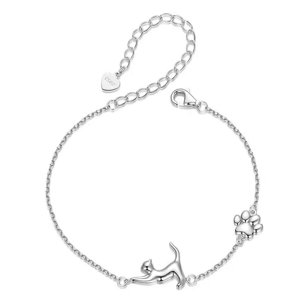 Cute Cat Charm Bracelet