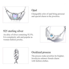 Hands & Love Heart Opal Safety Chain