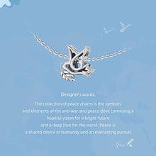 Dove-Shaped Peace Dove Charm