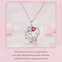 Mother Baby Heart Necklace