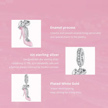 Pink Charm on High Heel Slipper