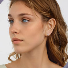 Ice Flower Hoop Earring