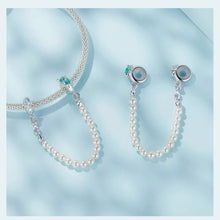 Sea Turtle, Starfish & Pearl Silicone Safety Chain Charm Pearl Chain