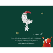 Christmas Snowman Charm Moon Santa Pendant