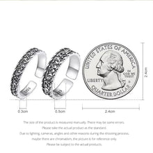 Vintage Pattern Open Ring