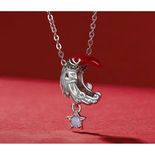 Christmas Snowman Charm Moon Santa Pendant