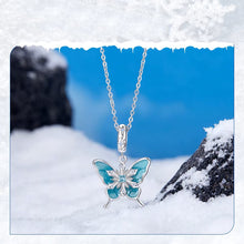 Snowflake Butterfly Charm Pendant