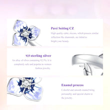 Purple Pansy Open Ring