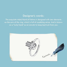 Vintage Hand Of Fatima Opening Ring