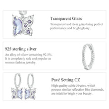 Butterfly Hoop Earrings